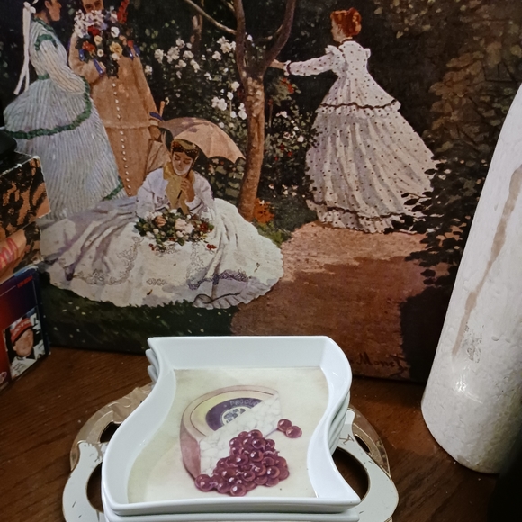 Cider House Designer Home Decor 🍎🍇Designpac Serving Dishes Cheese Snack Plates - Picture 4 of 15